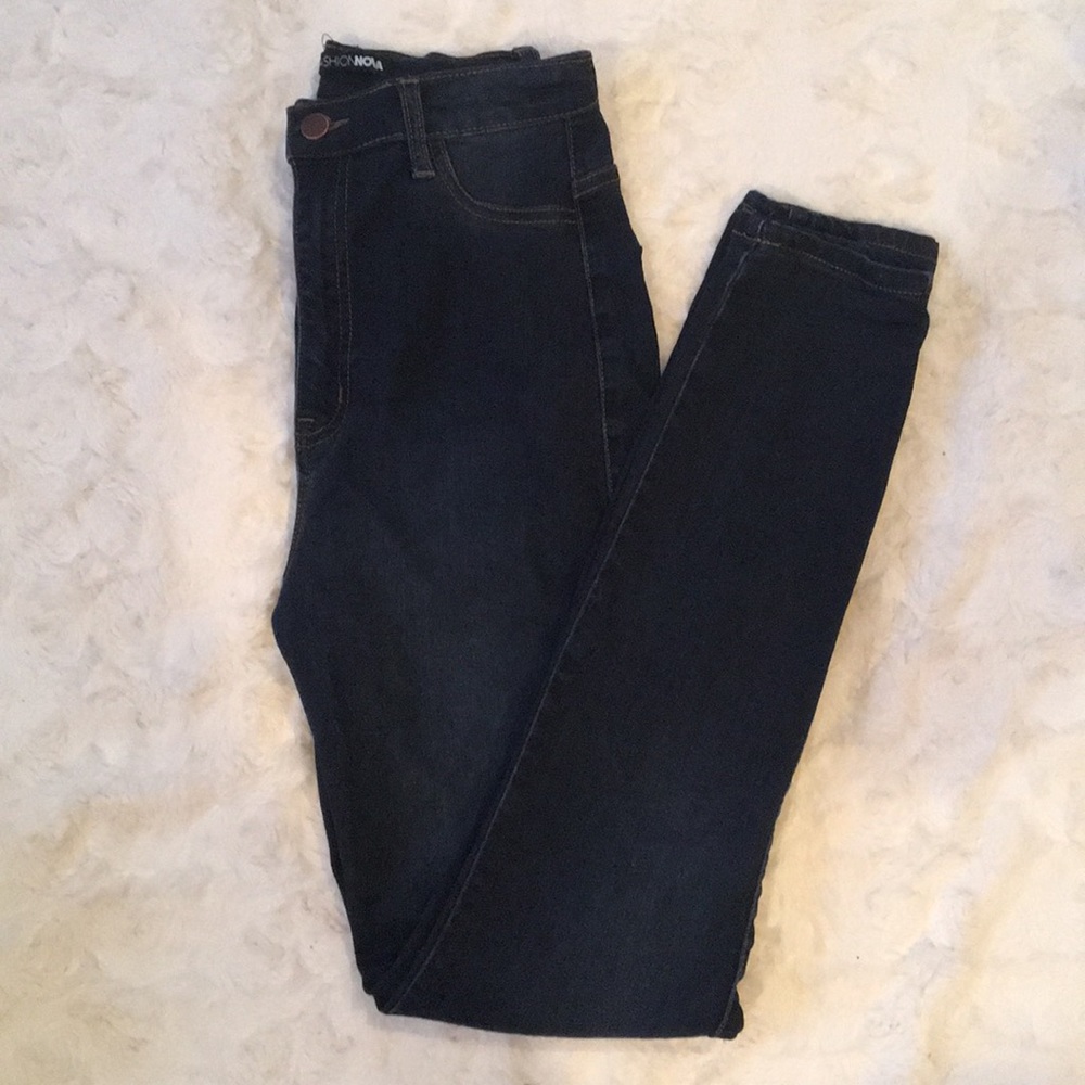 Fashion Nova super high waisted skinny jeans